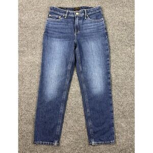 Talbots Slim Straight Ankle Jeans Women 4 Bettina Wash Blue